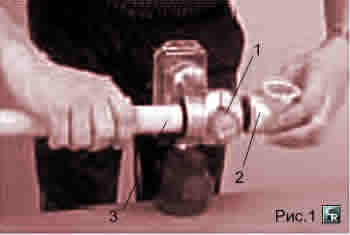 Нагрев свариваемых деталей трубопровода из металлопластиковых труб