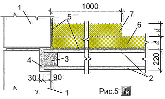 Пример плитного теплоизоляции чердачного перекрытия в крупноблочных домах с холодным чердаком