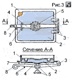 Пример прямоугольной герметичной дверки для очага печной топки