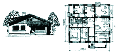 Строительство малоэтажного дома усадебного типа в обычной температурной зоне